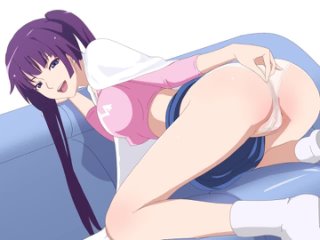 hitagi senjougahara - 2/2; thicc; big ass; big butt; 3d sex porno hentai; (by @akino | @akinoya) [bakemonogatari]